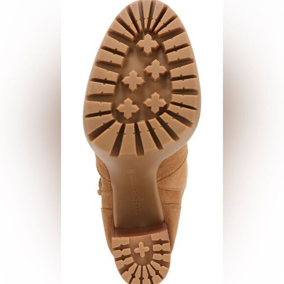 NEW Veronica Beard Hannigan Suede Lug Sole Boots | Hazelwood | Water-Repellent - Picture 7 of 12